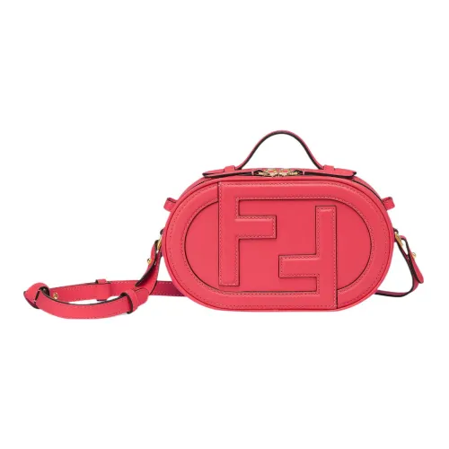 FENDI O'Lock Кожа Овал Camera Сумка Одно плечо Ручная сумка Сумка через плечо Обычный Женские Фуксия