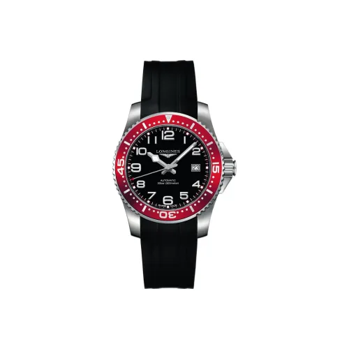 LONGINES Автоматический Механический Механизм Мужские Часы Comcast Diving Collection 38 мм Черные