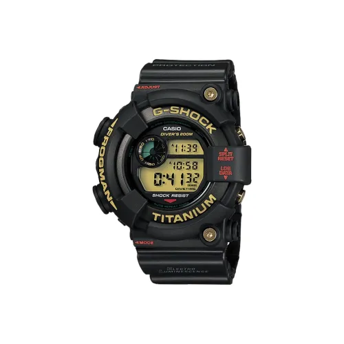 CASIO G SHOCK Frogman Collection Кварцевый механизм Смольный ремешок Часы Мужские Черный циферблат