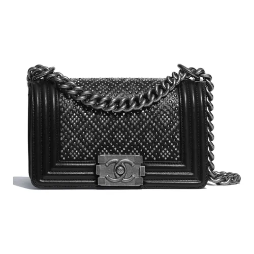 CHANEL Кожа Кошелек Сумка через плечо Женская Черная