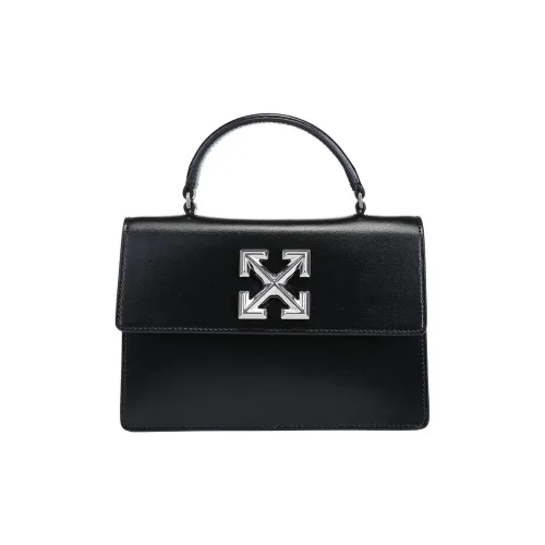 Off Белый Кожа Сумка через плечо Сумка Обычный Женский Черный