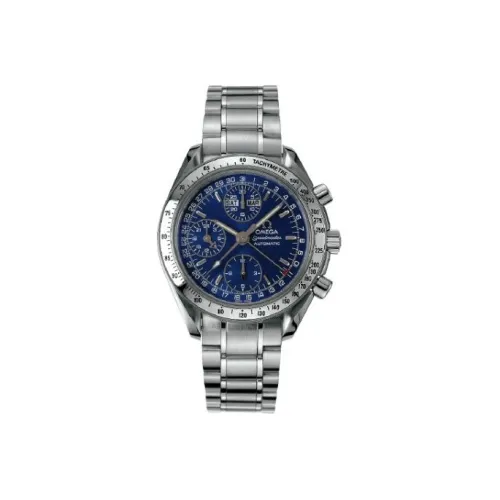 OMEGA Автоматический Механический Часы Мужские из Коллекции Speedmaster 39 мм Синий