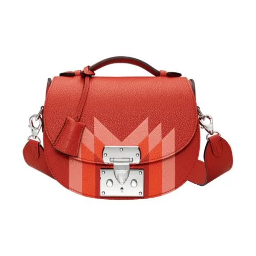 Moynat Телячья кожа Кожа Сумка Женские Spicy Перечно-красный