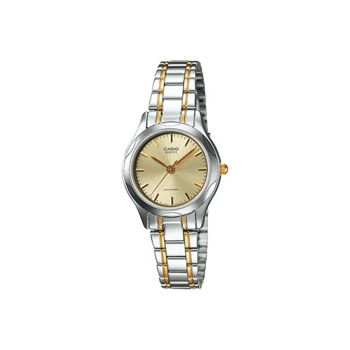 CASIO Standard Series Кварцевый механизм часы с ремешком из нержавеющей стали женские часы золотой циферблат