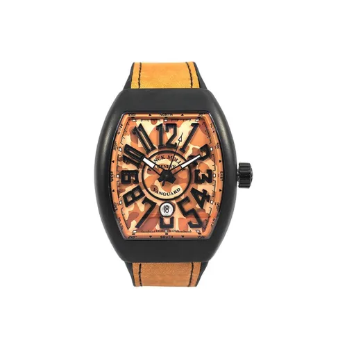 Franck Muller Автоматический Механический Часы Мужские YACHTING VANGUARD 44 мм Оранжевые