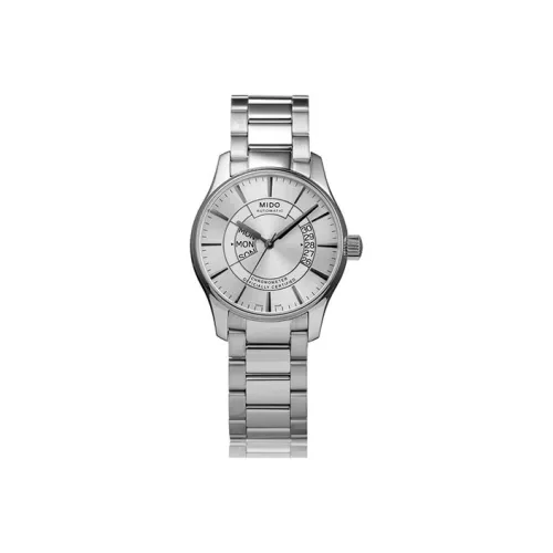 Mido Brunner Series Автоматический Механический Механизм Мужские Часы Часы 40 мм Серебристый Циферблат Корпус из Нержавеющей Стали