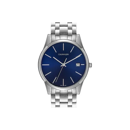 Calvin Klein Кварцевый механизм Мужские часы CK Quartz 40 мм Синий