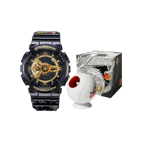 CASIO г Shock Collection Кварцевый механизм Смола Ремешок Часы Мужские Циферблат Золото GA 110GB 1APRDB