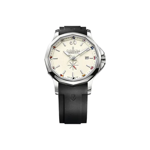 Corum Автоматический Механический Механизм Мужские Часы ADMIRAL Collection 42 мм Белые