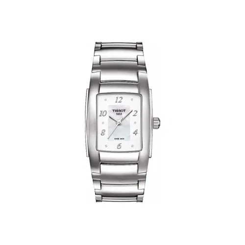 Tissot Quartz Movement Женские T Lady Collection Часы 25,4мм*31,2мм*7,35мм Белый