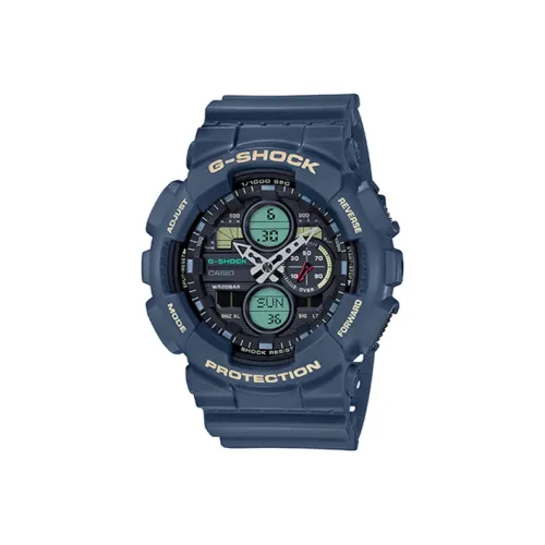 CASIO г Shock Collection Кварцевый механизм Смольный ремешок Часы Мужские Циферблат Зеленый