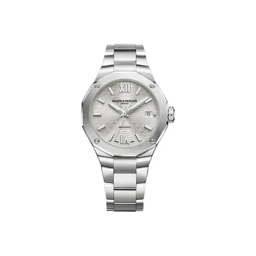 Baume & Mercier Автоматический Механический Movement Женские Rivera Series Часы Серебряные