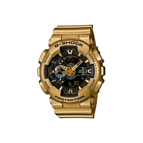 CASIO Кварцевый механизм Мужские часы серии Liquid Crystal/Analog Dual Display, 55 мм, черный