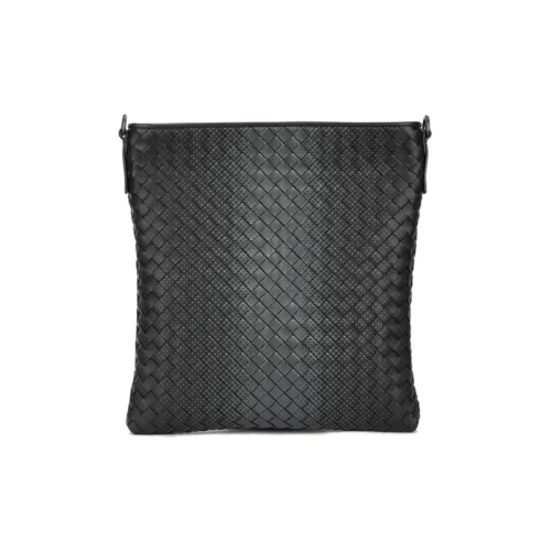 Bottega Veneta Сумка через плечо из коровьей кожи Мужская Черная