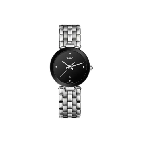 RADO Кварцевый Movement Женские Часы Florence Collection 28mm*6,3mm Черные