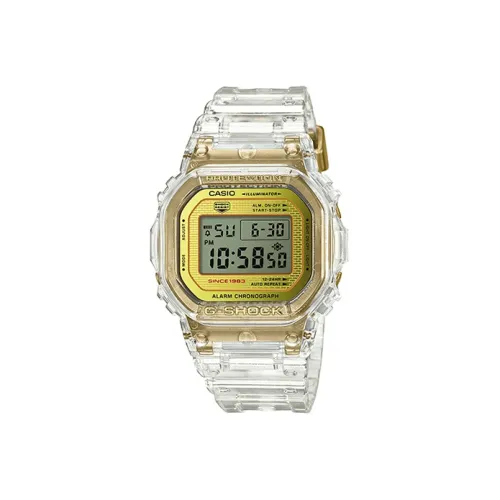 CASIO Кварцевый механизм Мужские часы серии SQUAD 48,9mm*42,8mm Желтые