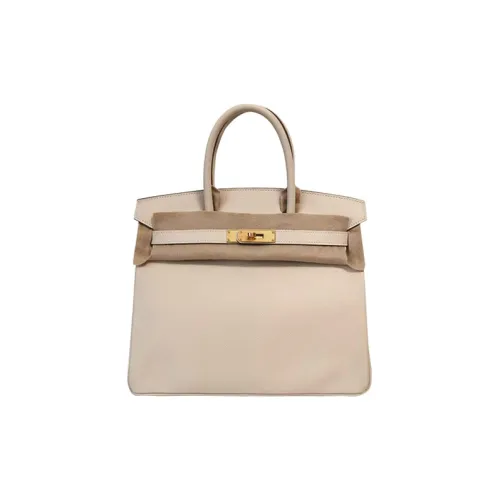 HERMES Birkin Эпсомская кожа Сумка Женская 10 Craie Milkshake Белый
