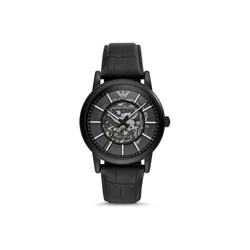 EMPORIO ARMANI Автоматический Механический Механизм Мужские Часы Darth Vader Collection 43 мм Черные