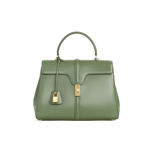 CELINE 16 Коровья кожа Сумка Средний Женские Темно-синий