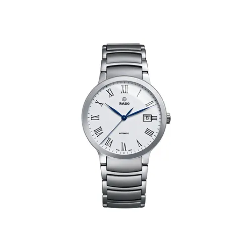 RADO Автоматический Механический Механизм Мужские Часы Crystal Collection 38 мм Белые