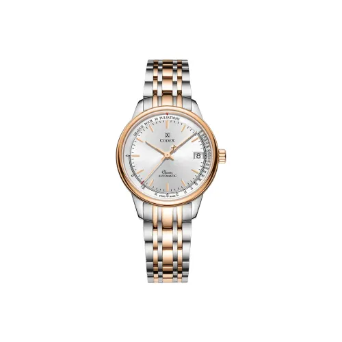 Codex Автоматический Механический Movement Женские Часы Classic Collection 34 мм Белые
