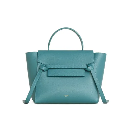 CELINE Ремень сумка через плечо из коровьей кожи сумка микро женская Пруссия синий