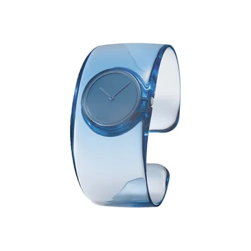 ISSEY MIYAKE Кварцевый механизм пластиковый ремешок часы 33 мм унисекс синий циферблат модель SILAW005