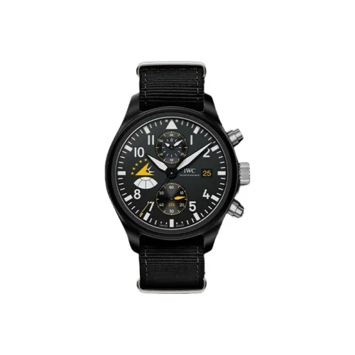 IWC Автоматический Механический Часы Мужской Pilot Collection 44 мм Черные