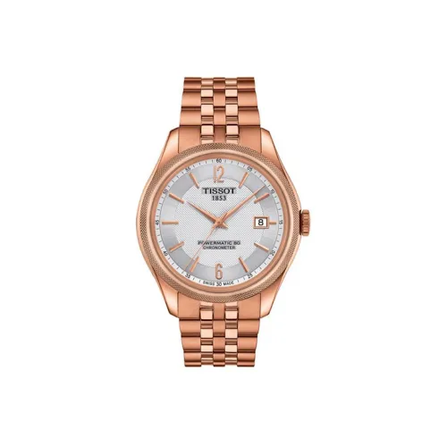 Tissot Treasure Ring Series Автоматический Механический Механизм Мужские Часы Часы 41 мм Серебристый Циферблат