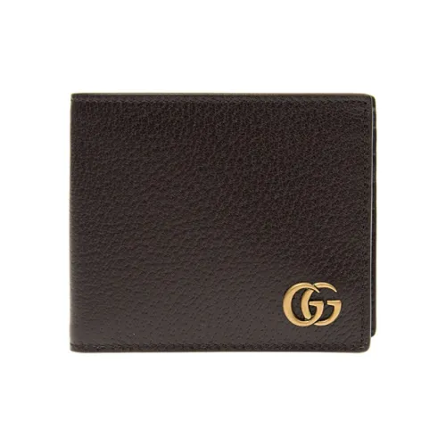 GUCCI GG Marmont Кошелек из коровьей кожи стандартный мужской черный