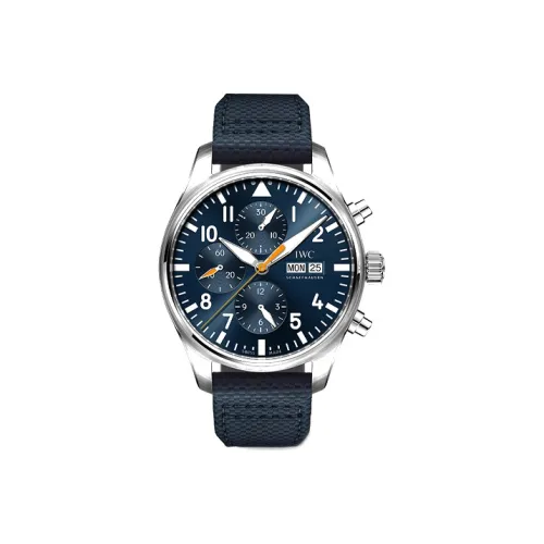 IWC Автоматический Механический Часы Мужской Pilot Collection 43mm*43mm*15,2mm Синий