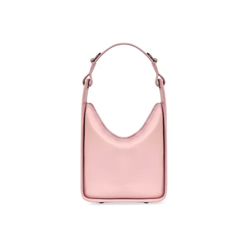 Balenciaga Крокодиловый узор Тисненая Коровья кожа Тоут Сумка Сумка для покупок Сумка Сумка через плечо Маленькая Женская Розовая