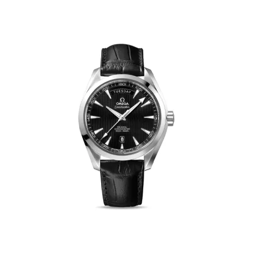 OMEGA Автоматический Механический Часы Мужские AQUA TERRA 150 метров, 41,5 мм, Черный