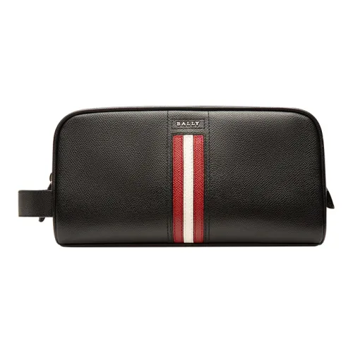 BALLY Кошелек из коровьей кожи Briefcase Clutch Мужской Черный