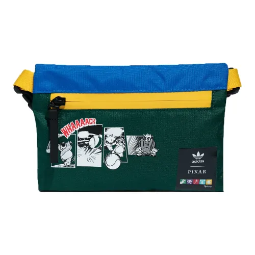 Adidas Originals Полиэстер Спортивная Сумка через плечо Стандартная Унисекс Зеленая