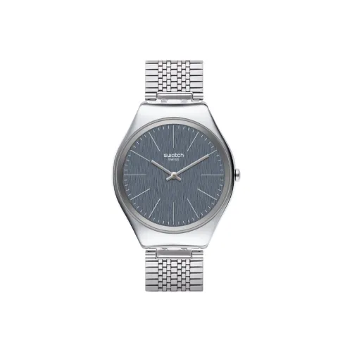 SWATCH Skin Collection Кварцевый механизм Унисекс Часы 45,6 мм 45,6*5,8 мм Черный циферблат Корпус из нержавеющей стали