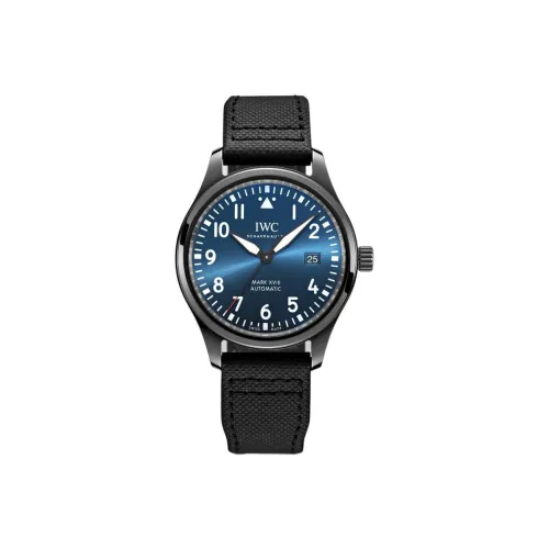 IWC Pilot Collection Автоматический Механический Часы Мужские 41 мм Синий Циферблат Керамические Корпус Часов