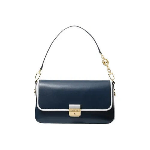 MICHAEL KORS Bradshaw Кожа Сумка Сумка через плечо Женская Морской синий