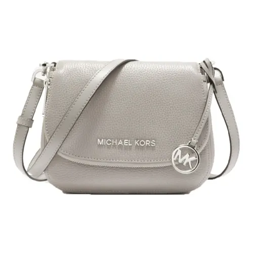 MICHAEL KORS MICHAEL KORS Handbag Collection Bedford Кожа Сумка через плечо Маленькая Женская Жемчужно-Серый