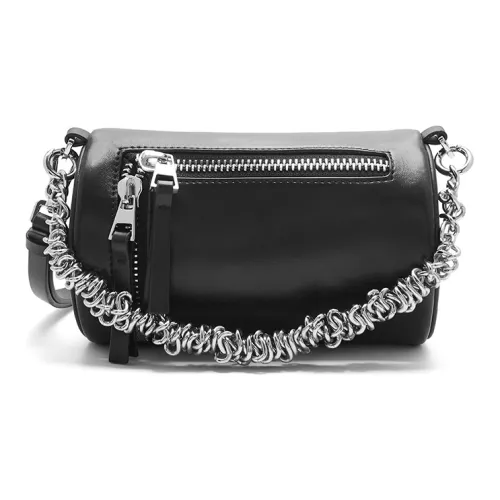 JESSIE JANE Сумка из коровьей кожи сумка через плечо маленькая женская черно-белая