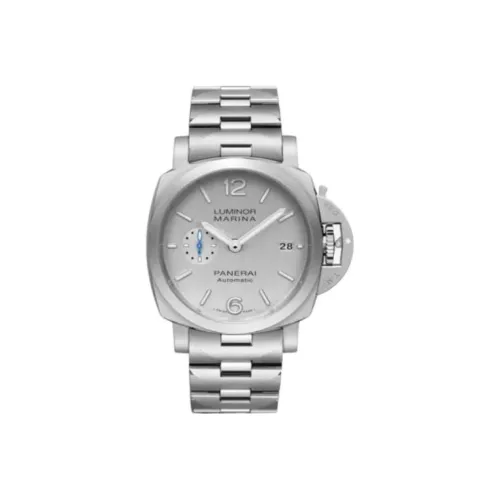 PANERAI Автоматический Механический Механизм Мужские Часы 42 мм Серебряный