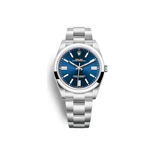 ROLEX Автоматический Механический Часы Мужские Oyster Perpetual 41 мм Синий