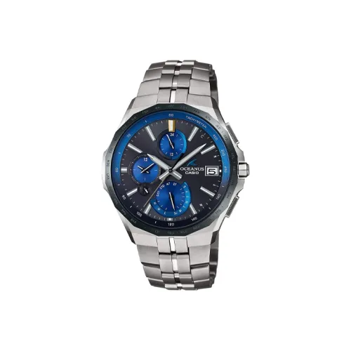 CASIO OCEANUS Collection Poseidon 5000 Кварцевый механизм Нержавеющая сталь Титан Ремешок Часы