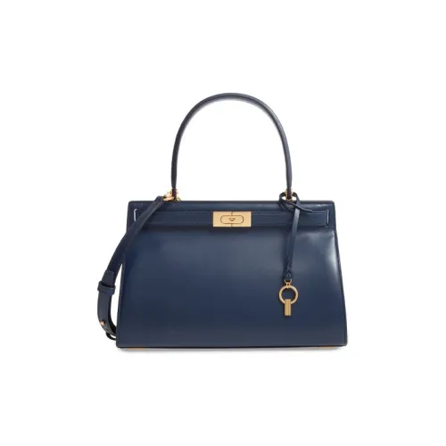 Tory Burch Lee Radziwill Коровья кожа Сумка Маленькая Женская Морской синий