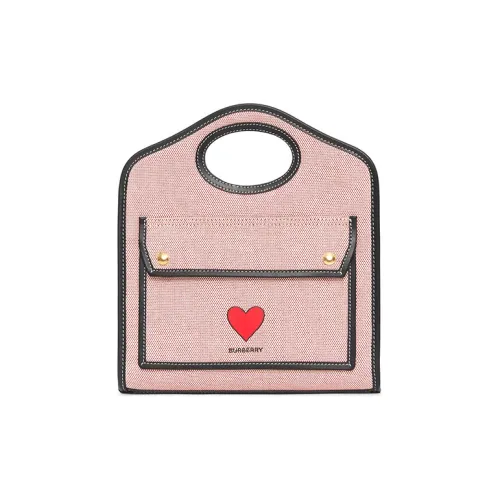 Burberry Карманная сумка холщовая сумка через плечо сумка женская розовая и черная