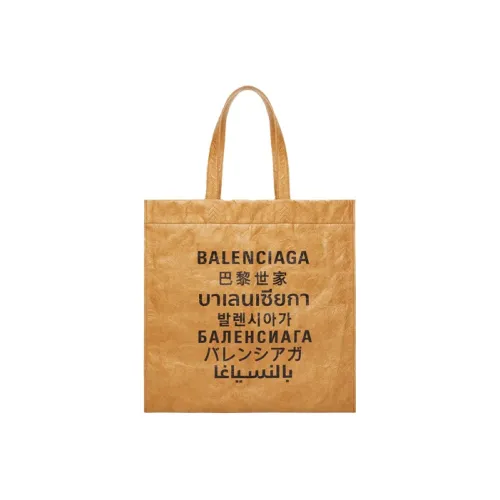 Balenciaga Бумага Сумка-тоут на плечо Мужская Коричневая