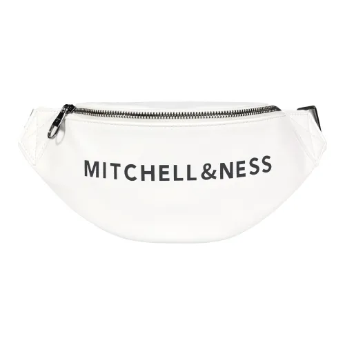 MITCHELL NESS Microfiber Synthetic Leather Wallet Standard Unisex White MITCHELL NESS Микрофибра Синтетическая Кожа Бананка Стандартная Унисекс Белый