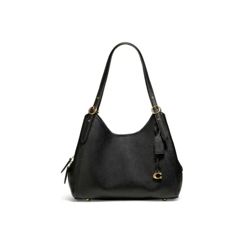 COACH Lori Кожа Сумка Сумка через плечо Женская Черная
