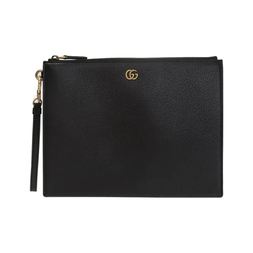 GUCCI Marmont GRAIN LEATHER Клатч Мужской Черный