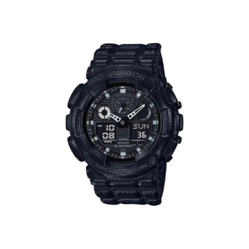 CASIO Liquid Crystal Analog Dual Display Series Кварцевый механизм Смольный ремешок Часы Мужские часы